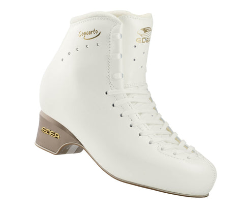 Edea Concerto White Senior Figure Skates - Boot Only
